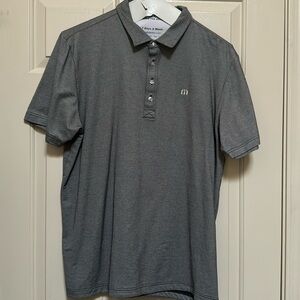 Men’s Gray Travis Mathew’s Polo XL